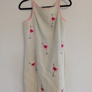 CJ Laing Linen Martini Dress - size 6